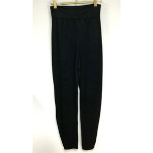 Vintage FINA Womens Black Pull On Pleated High Waist Pants Size‎ Large